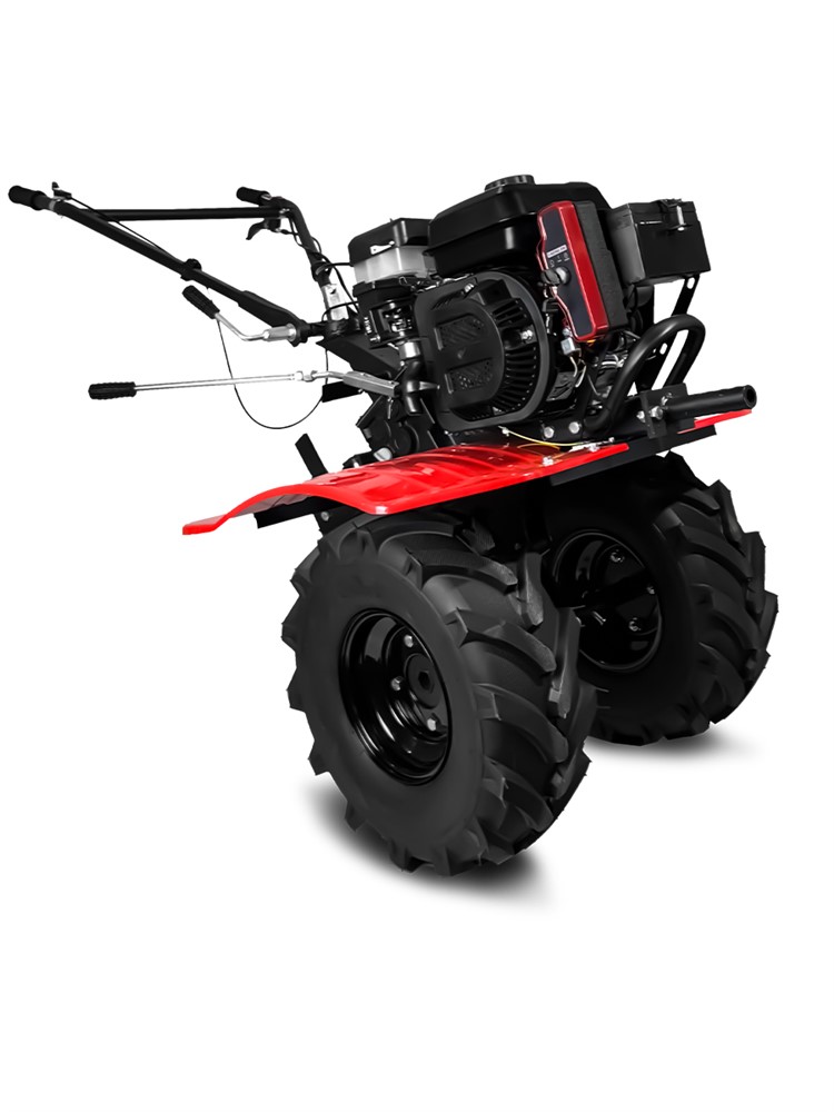 РЫСЬ Мотоблоки ременные 4 скорости МБР 7-10 Э ПРО колеса EXTREME + электростартер